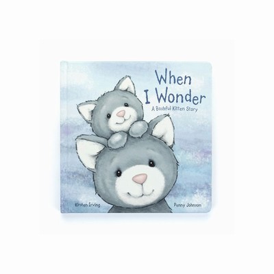 Jellycat When I Wonder and Bashful Grey Kitty Medium Australia | 165429GQI